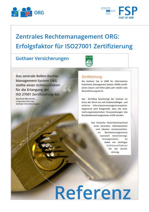 Referenz Gothaer ISO27001